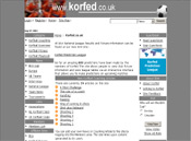 Korfed.co.uk - A unique site providing the UK's only Korfball prediction league and a link to a number or korfball coaching sites